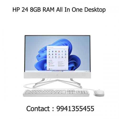 HP 24 8GB RAM All In One Desktop price in hyderabad, telangana, nellore, vizag, bangalore